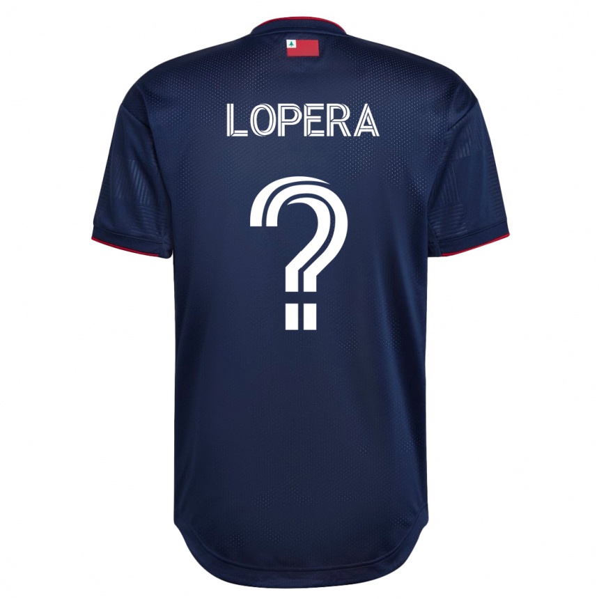 Niño Fútbol Camiseta Steban Lopera #0 Armada 1ª Equipación 2023/24