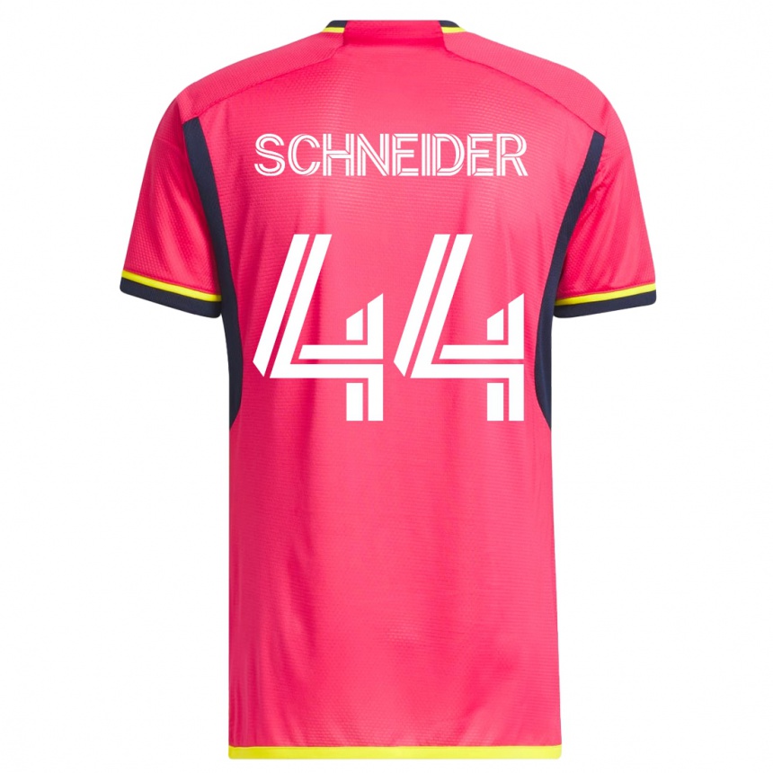 Niño Fútbol Camiseta Max Schneider #44 Rosa 1ª Equipación 2023/24