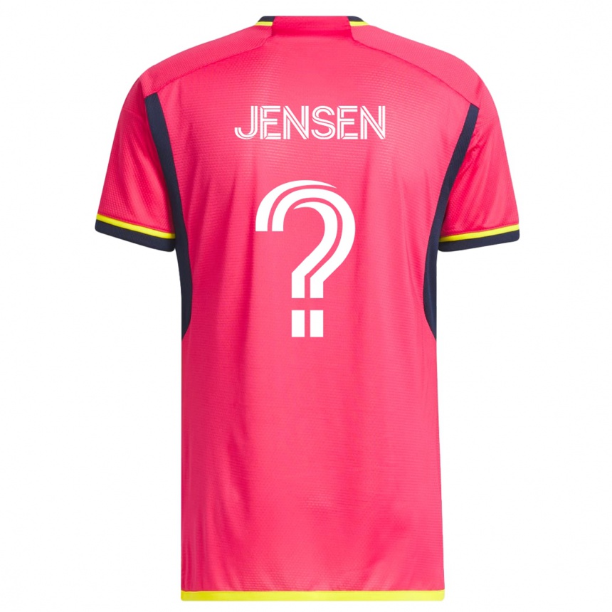 Niño Fútbol Camiseta Isak Jensen #0 Rosa 1ª Equipación 2023/24