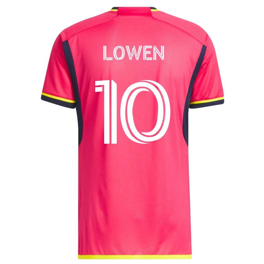 Niño Fútbol Camiseta Eduard Löwen #10 Rosa 1ª Equipación 2023/24