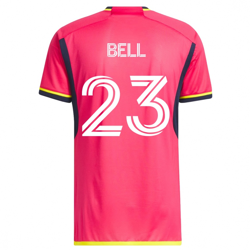 Niño Fútbol Camiseta Jon Bell #23 Rosa 1ª Equipación 2023/24