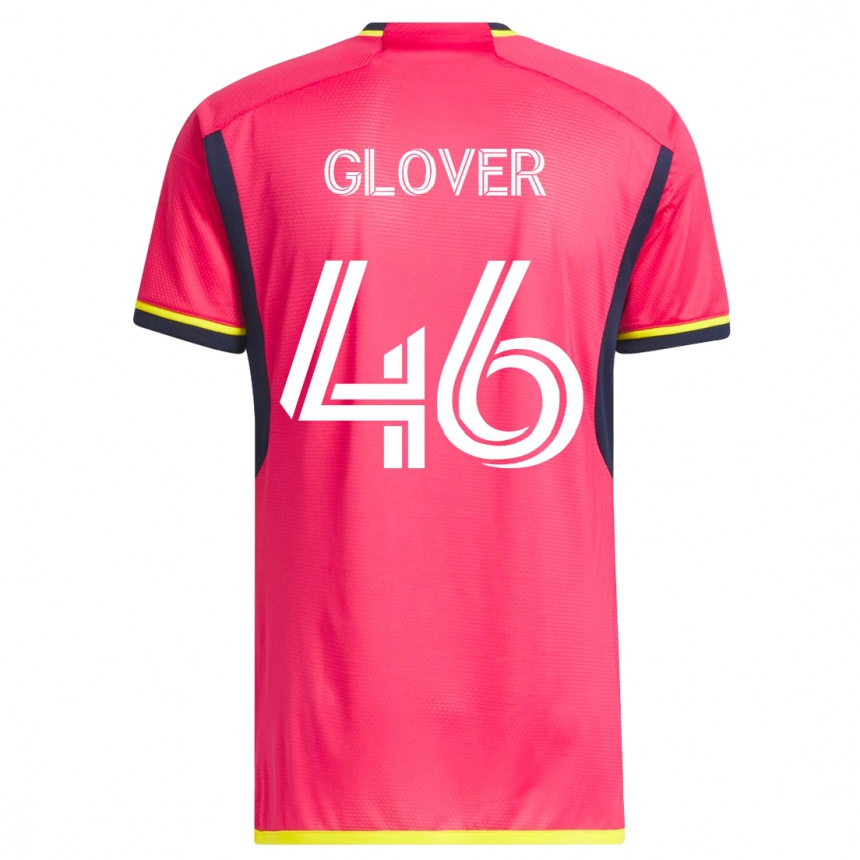 Niño Fútbol Camiseta Caden Glover #46 Rosa 1ª Equipación 2023/24