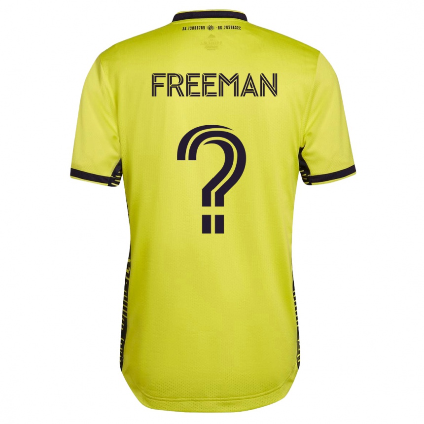 Niño Fútbol Camiseta Tyler Freeman #0 Amarillo 1ª Equipación 2023/24