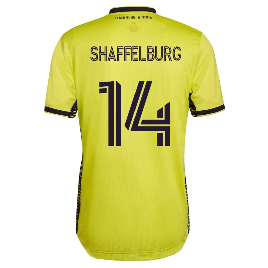 Niño Fútbol Camiseta Jacob Shaffelburg #14 Amarillo 1ª Equipación 2023/24