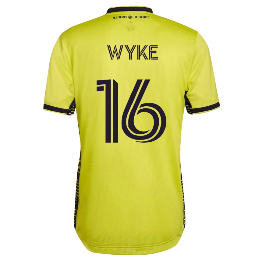 Niño Fútbol Camiseta Laurence Wyke #16 Amarillo 1ª Equipación 2023/24