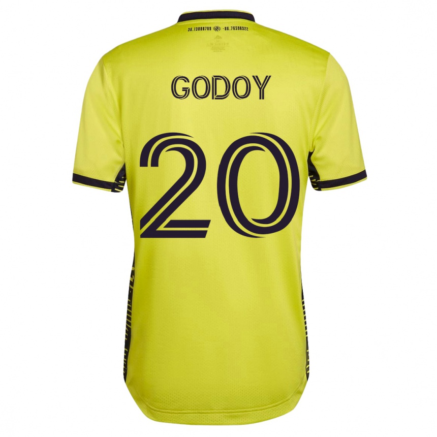 Niño Fútbol Camiseta Aníbal Godoy #20 Amarillo 1ª Equipación 2023/24