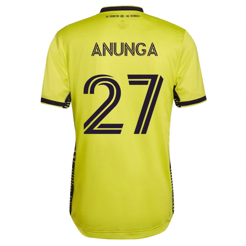 Niño Fútbol Camiseta Tah Anunga #27 Amarillo 1ª Equipación 2023/24