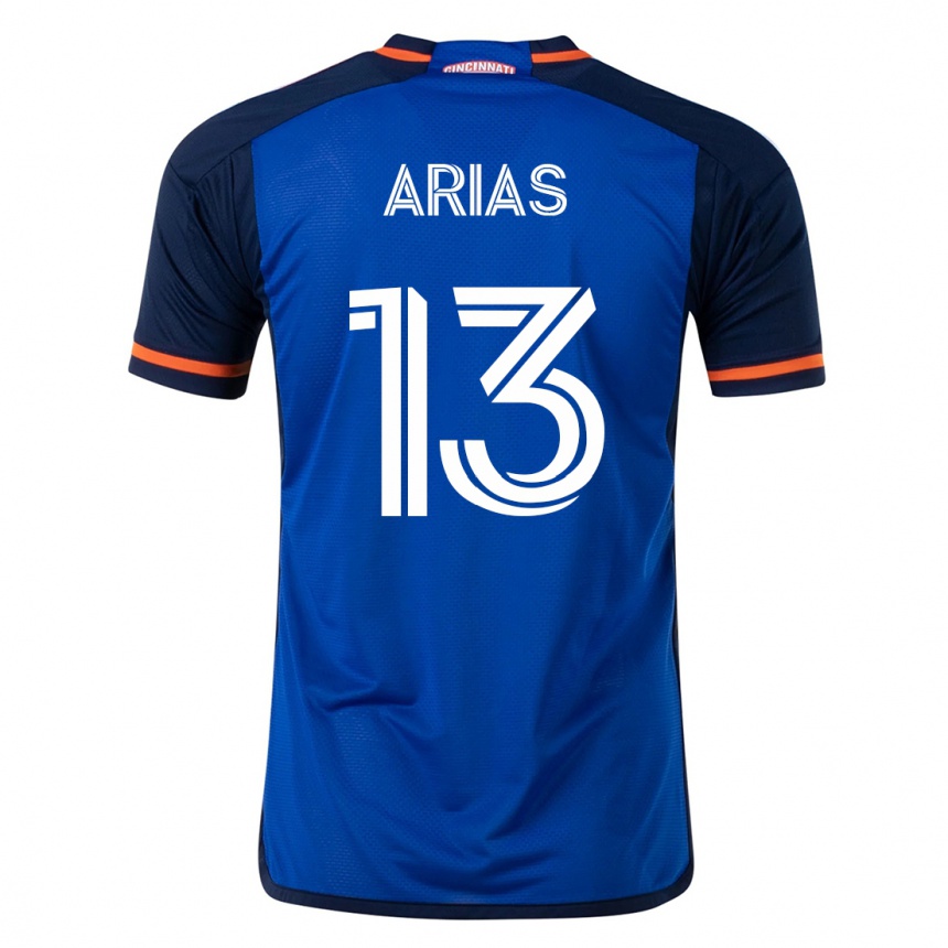 Niño Fútbol Camiseta Santiago Arias #13 Azul 1ª Equipación 2023/24