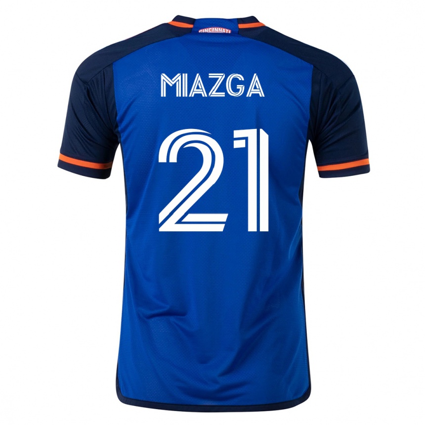 Niño Fútbol Camiseta Matt Miazga #21 Azul 1ª Equipación 2023/24