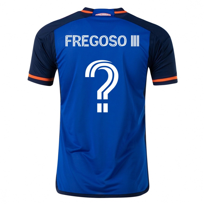 Niño Fútbol Camiseta Arturo Fregoso Iii #0 Azul 1ª Equipación 2023/24
