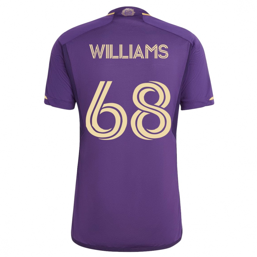 Niño Fútbol Camiseta Thomas Williams #68 Violeta 1ª Equipación 2023/24