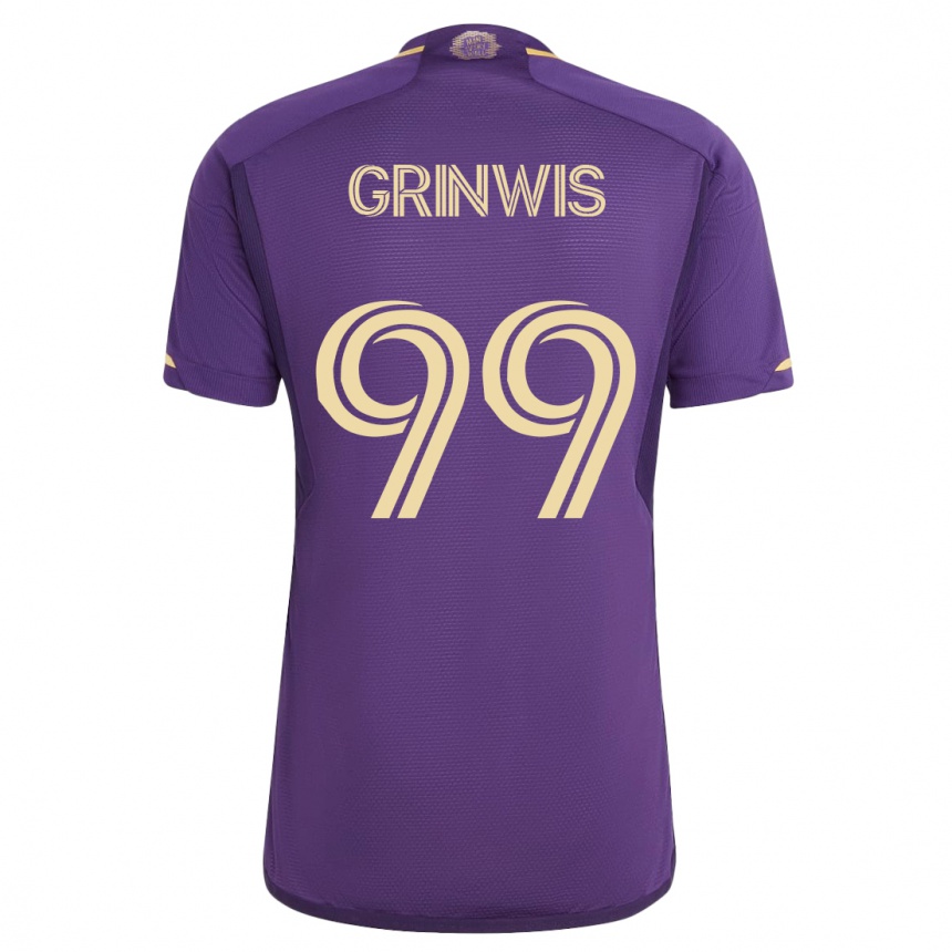 Niño Fútbol Camiseta Adam Grinwis #99 Violeta 1ª Equipación 2023/24