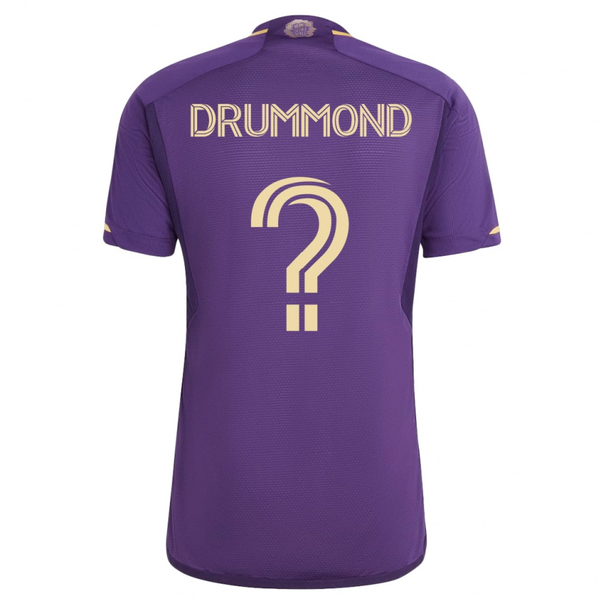 Niño Fútbol Camiseta Owen Drummond #0 Violeta 1ª Equipación 2023/24