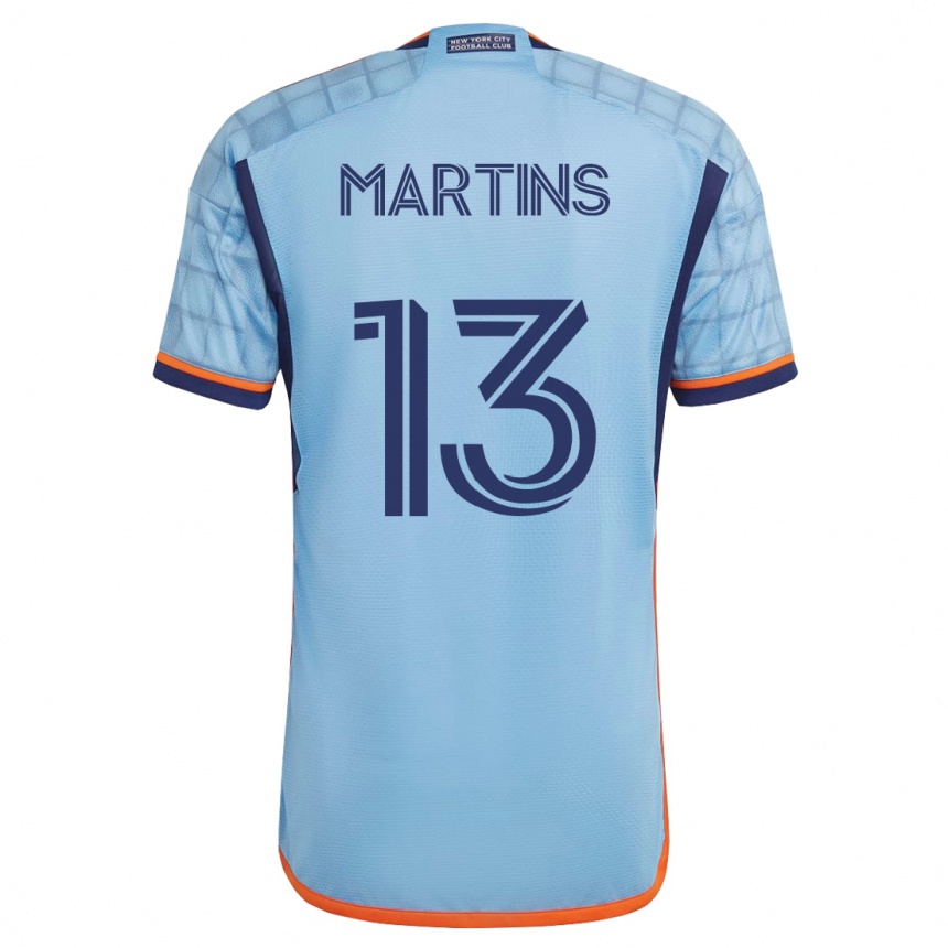 Niño Fútbol Camiseta Thiago Martins #13 Azul 1ª Equipación 2023/24