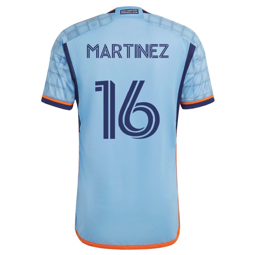 Niño Fútbol Camiseta Alonso Martínez #16 Azul 1ª Equipación 2023/24