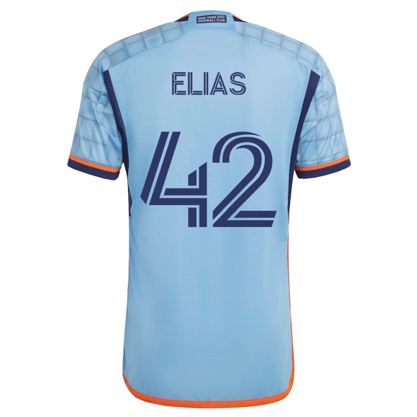 Niño Fútbol Camiseta Piero Elias #42 Azul 1ª Equipación 2023/24