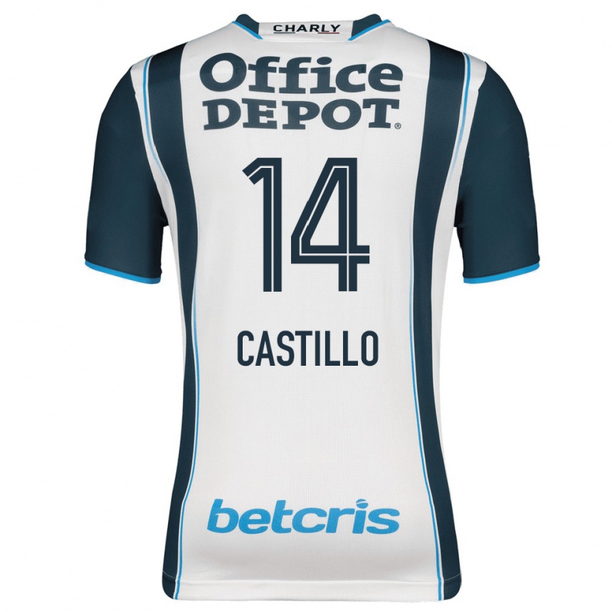 Niño Fútbol Camiseta José Castillo #14 Armada 1ª Equipación 2023/24