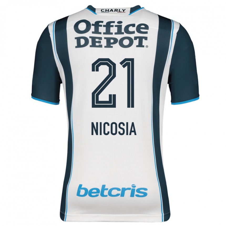 Niño Fútbol Camiseta Nina Nicosia #21 Armada 1ª Equipación 2023/24