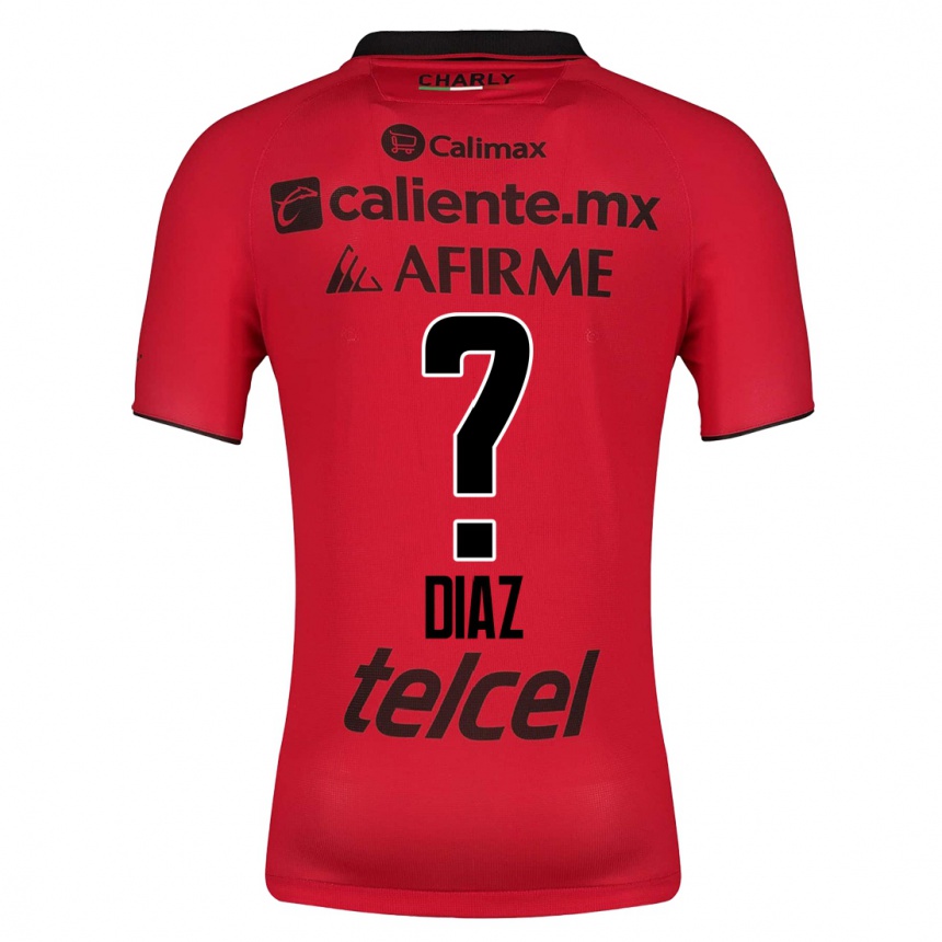 Niño Fútbol Camiseta Benny Díaz #0 Rojo 1ª Equipación 2023/24