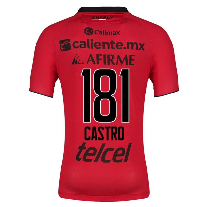 Niño Fútbol Camiseta José Castro #181 Rojo 1ª Equipación 2023/24