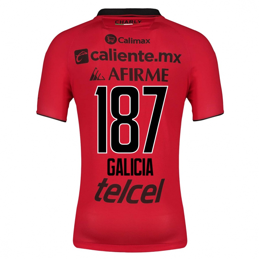 Niño Fútbol Camiseta Carlos Galicia #187 Rojo 1ª Equipación 2023/24