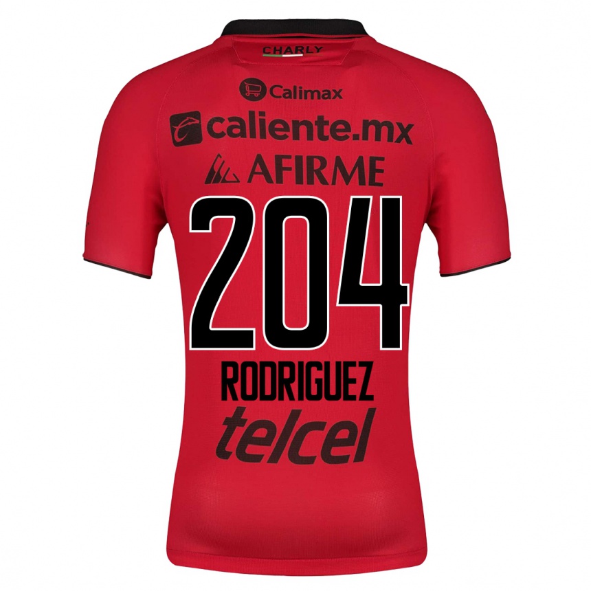 Niño Fútbol Camiseta Jesús Rodríguez #204 Rojo 1ª Equipación 2023/24