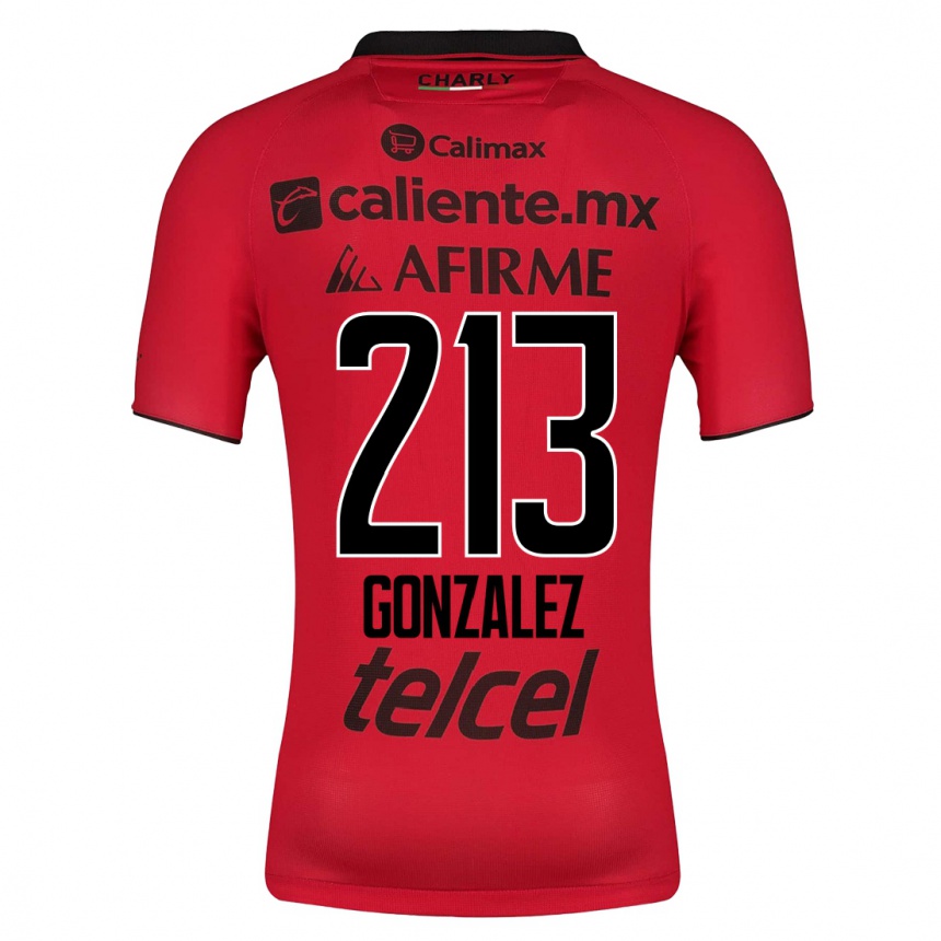 Niño Fútbol Camiseta Óscar González #213 Rojo 1ª Equipación 2023/24