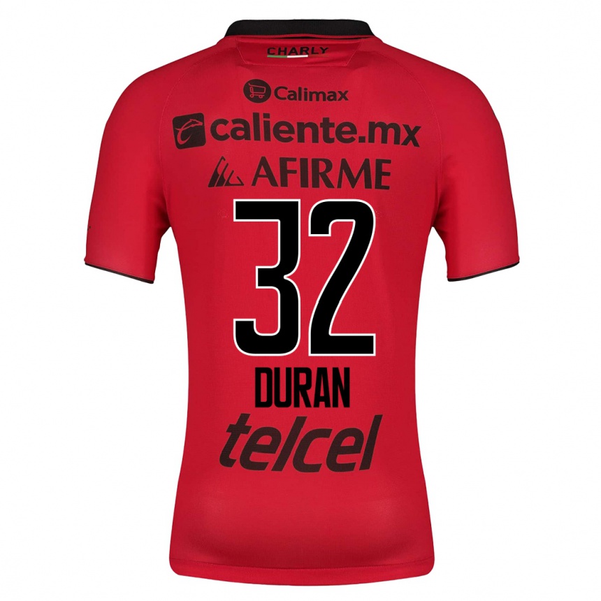 Niño Fútbol Camiseta Ailed Duran #32 Rojo 1ª Equipación 2023/24