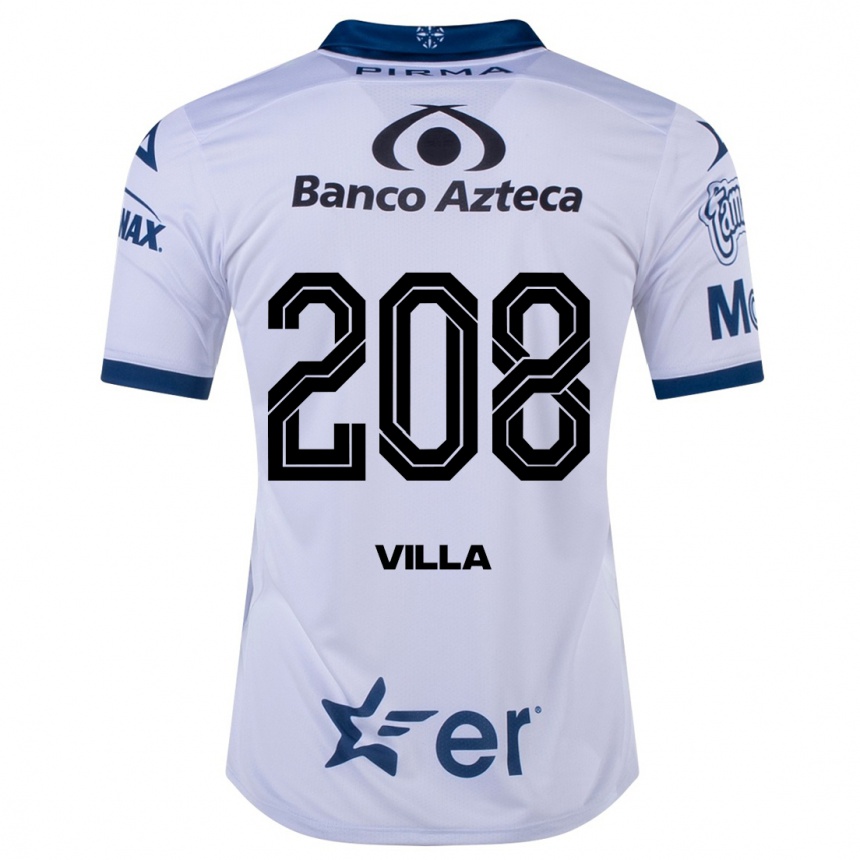 Niño Fútbol Camiseta Patrick Villa #208 Blanco 1ª Equipación 2023/24