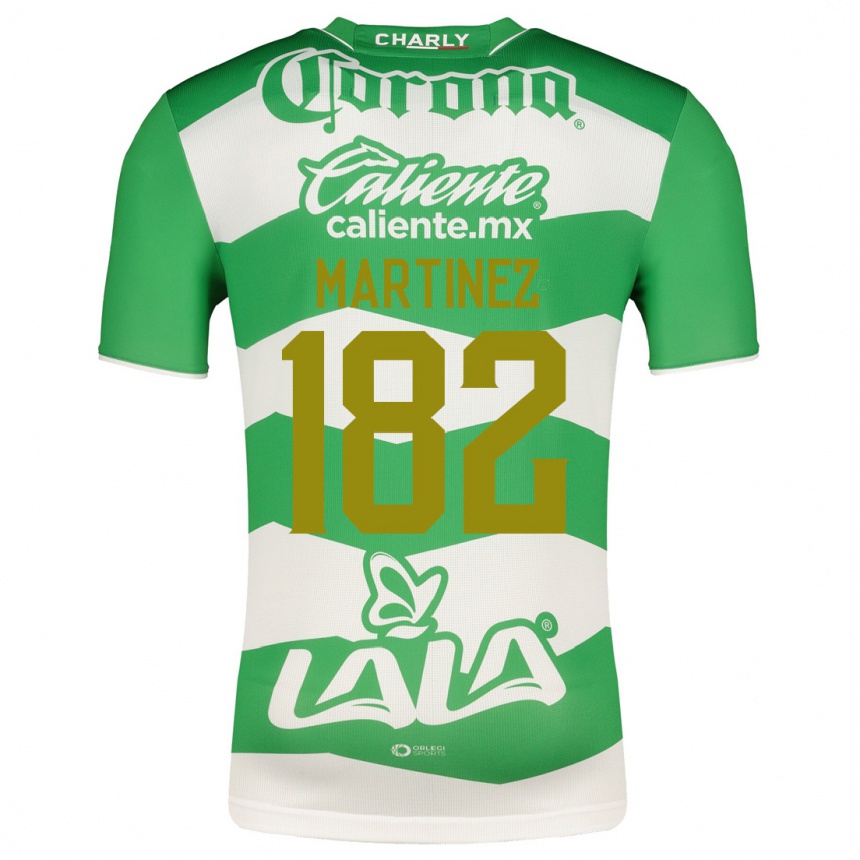 Niño Fútbol Camiseta Diego Martínez #182 Verde 1ª Equipación 2023/24