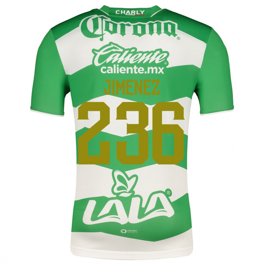 Niño Fútbol Camiseta Tahiel Jiménez #236 Verde 1ª Equipación 2023/24