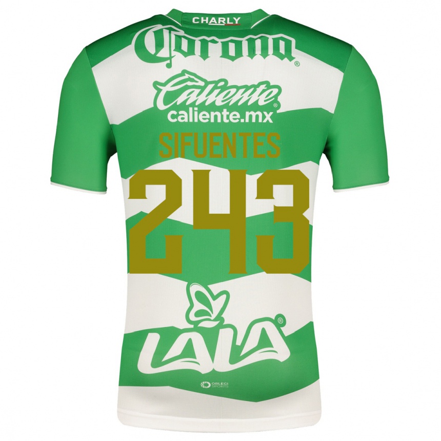 Niño Fútbol Camiseta José Sifuentes #243 Verde 1ª Equipación 2023/24