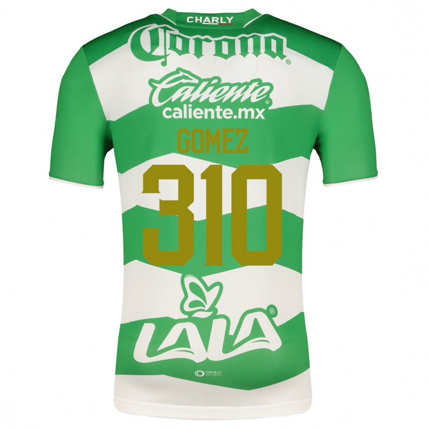 Niño Fútbol Camiseta Luis Gómez #310 Verde 1ª Equipación 2023/24