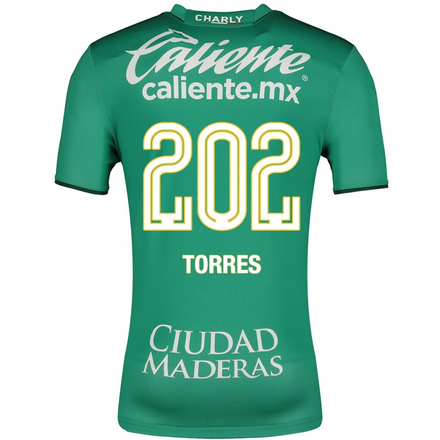 Niño Fútbol Camiseta Erick Torres #202 Verde 1ª Equipación 2023/24