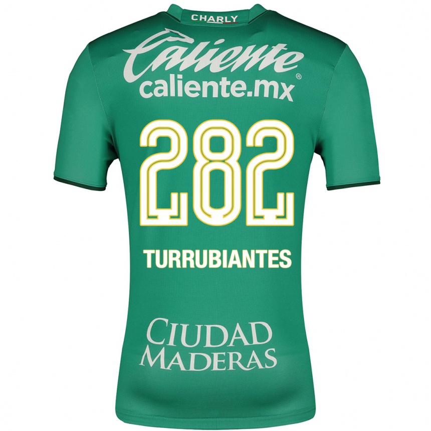 Niño Fútbol Camiseta Abdon Turrubiantes #282 Verde 1ª Equipación 2023/24