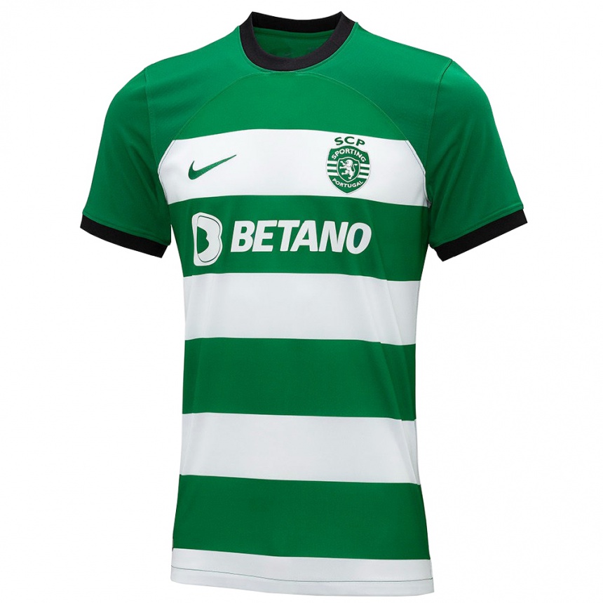 Niño Fútbol Camiseta Inês Filipa Ramalho Gonçalves #18 Verde 1ª Equipación 2023/24