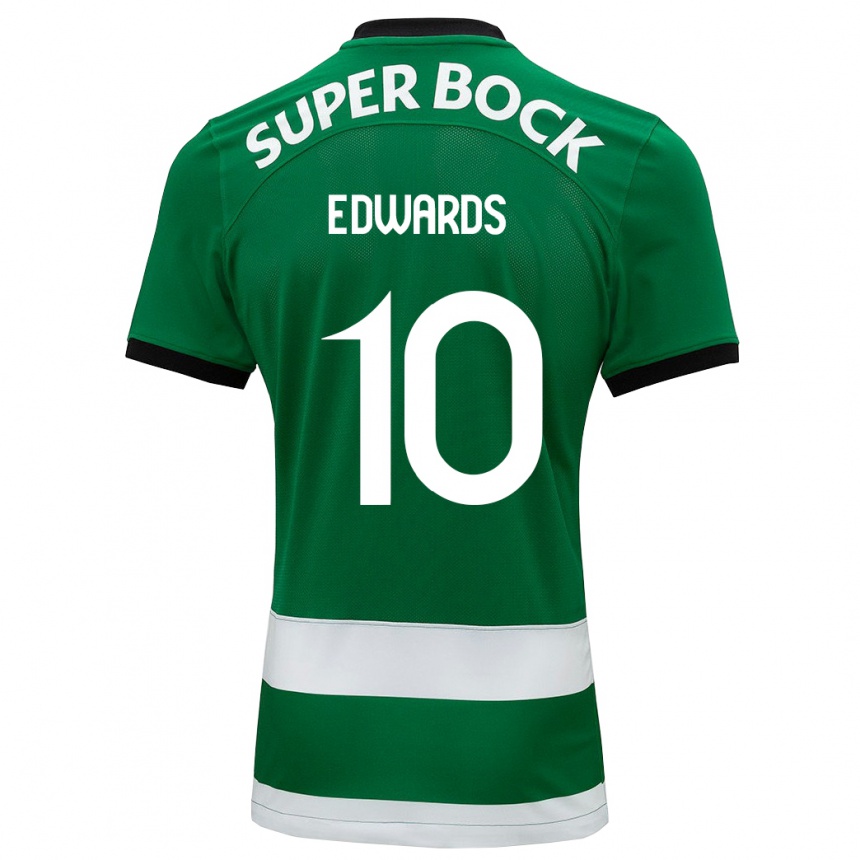 Niño Fútbol Camiseta Marcus Edwards #10 Verde 1ª Equipación 2023/24