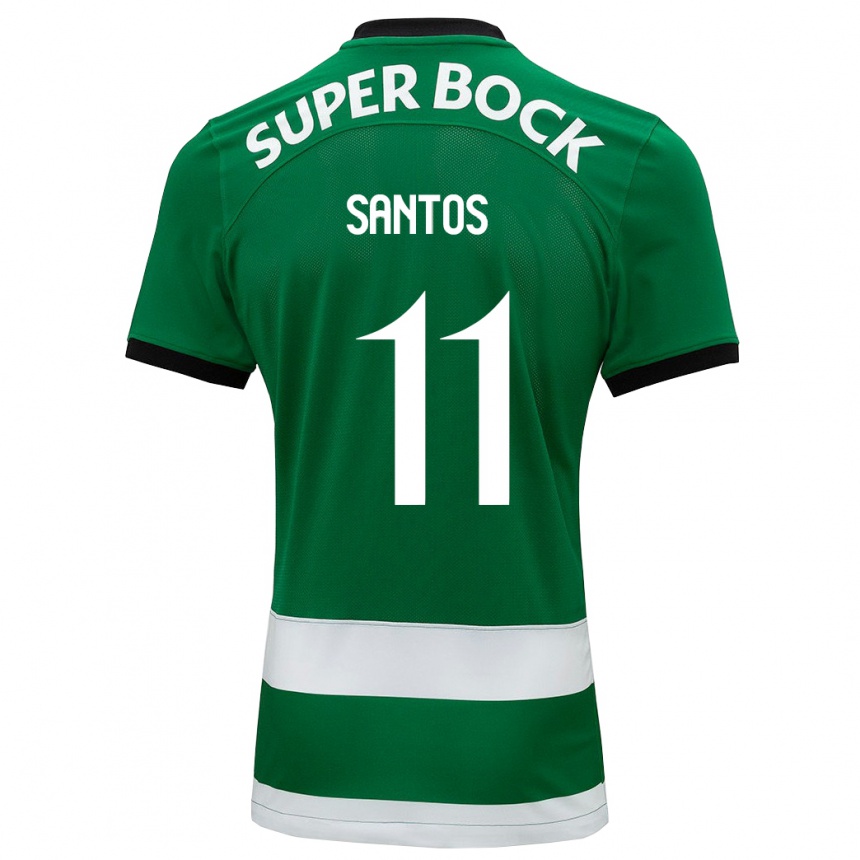 Niño Fútbol Camiseta Nuno Santos #11 Verde 1ª Equipación 2023/24