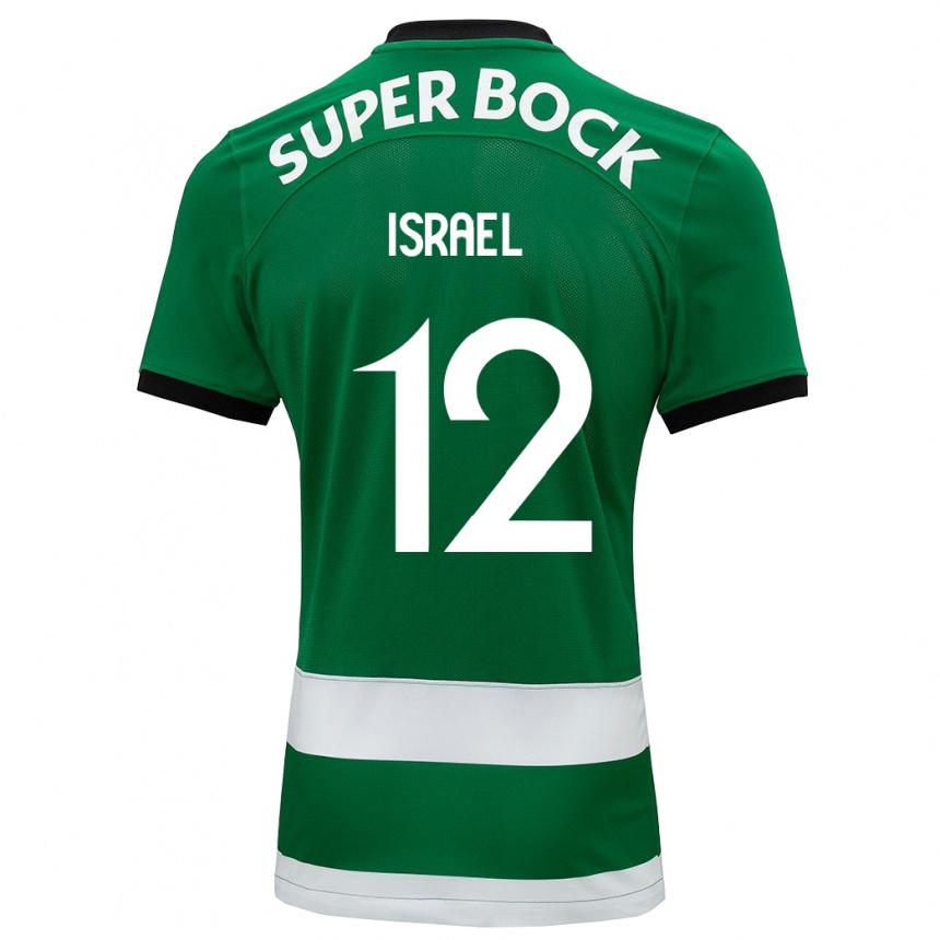 Niño Fútbol Camiseta Franco Israel #12 Verde 1ª Equipación 2023/24