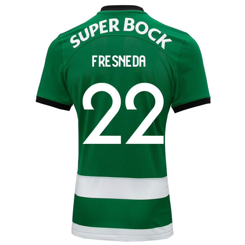 Niño Fútbol Camiseta Iván Fresneda #22 Verde 1ª Equipación 2023/24