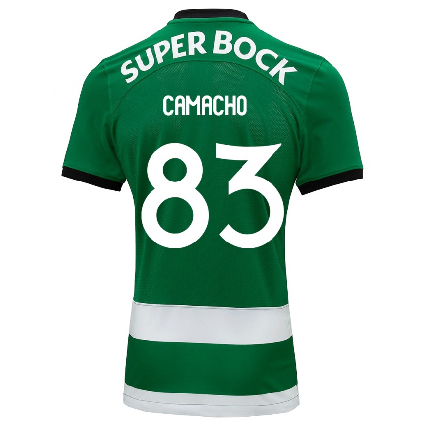 Niño Fútbol Camiseta Rafael Camacho #83 Verde 1ª Equipación 2023/24