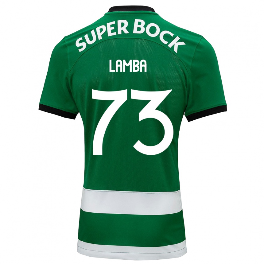 Niño Fútbol Camiseta Chico Lamba #73 Verde 1ª Equipación 2023/24