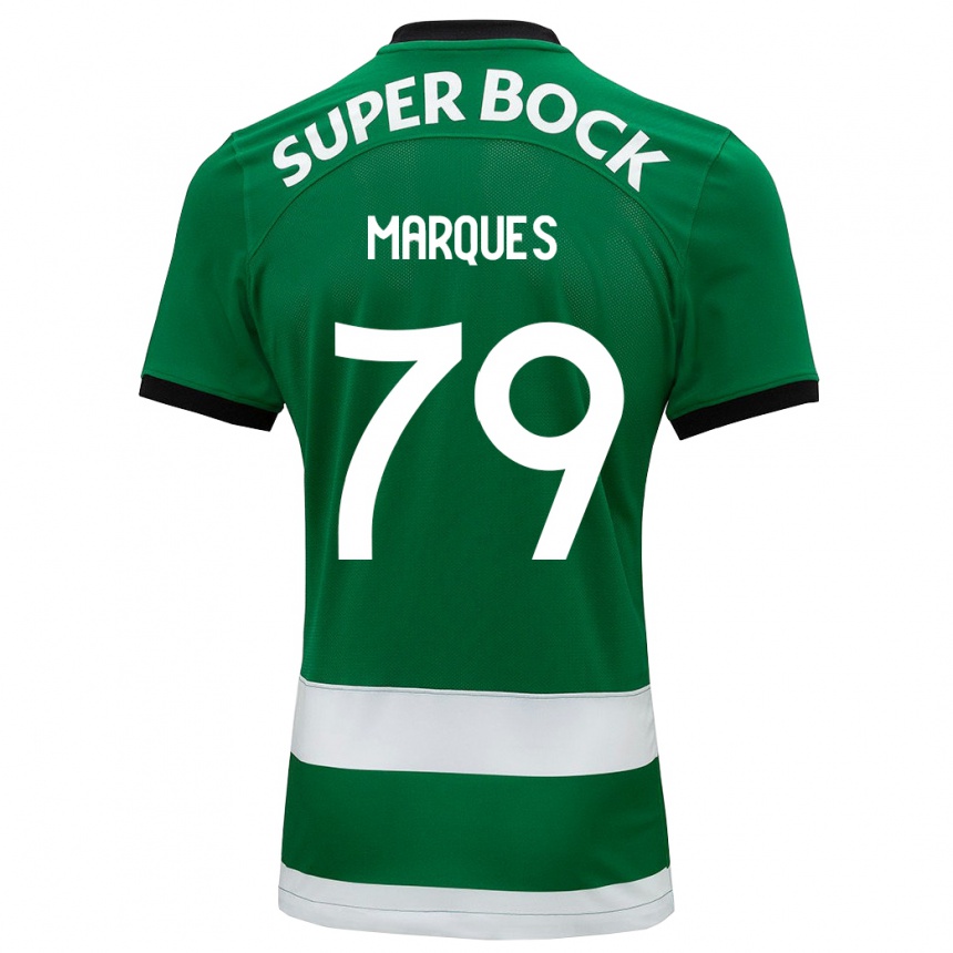 Niño Fútbol Camiseta Rodrigo Marquês #79 Verde 1ª Equipación 2023/24