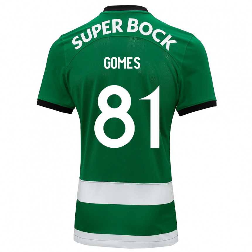 Niño Fútbol Camiseta Salvador Gomes #81 Verde 1ª Equipación 2023/24