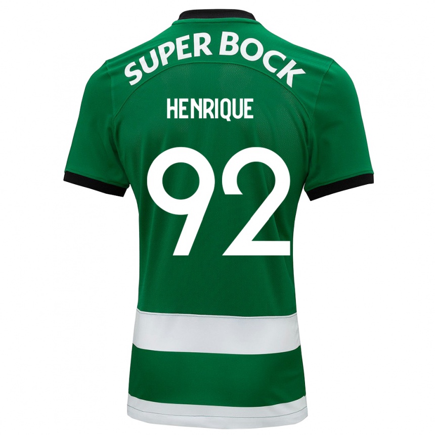 Niño Fútbol Camiseta Eduardo Henrique #92 Verde 1ª Equipación 2023/24