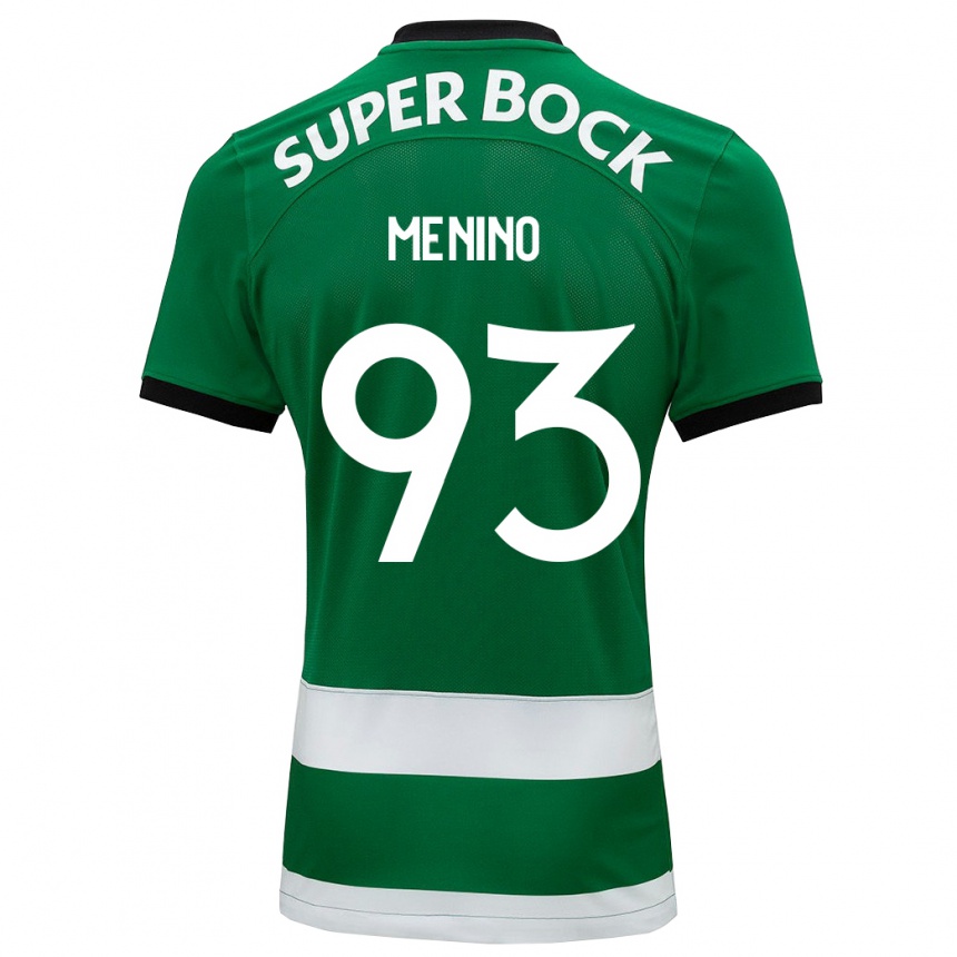 Niño Fútbol Camiseta Miguel Menino #93 Verde 1ª Equipación 2023/24