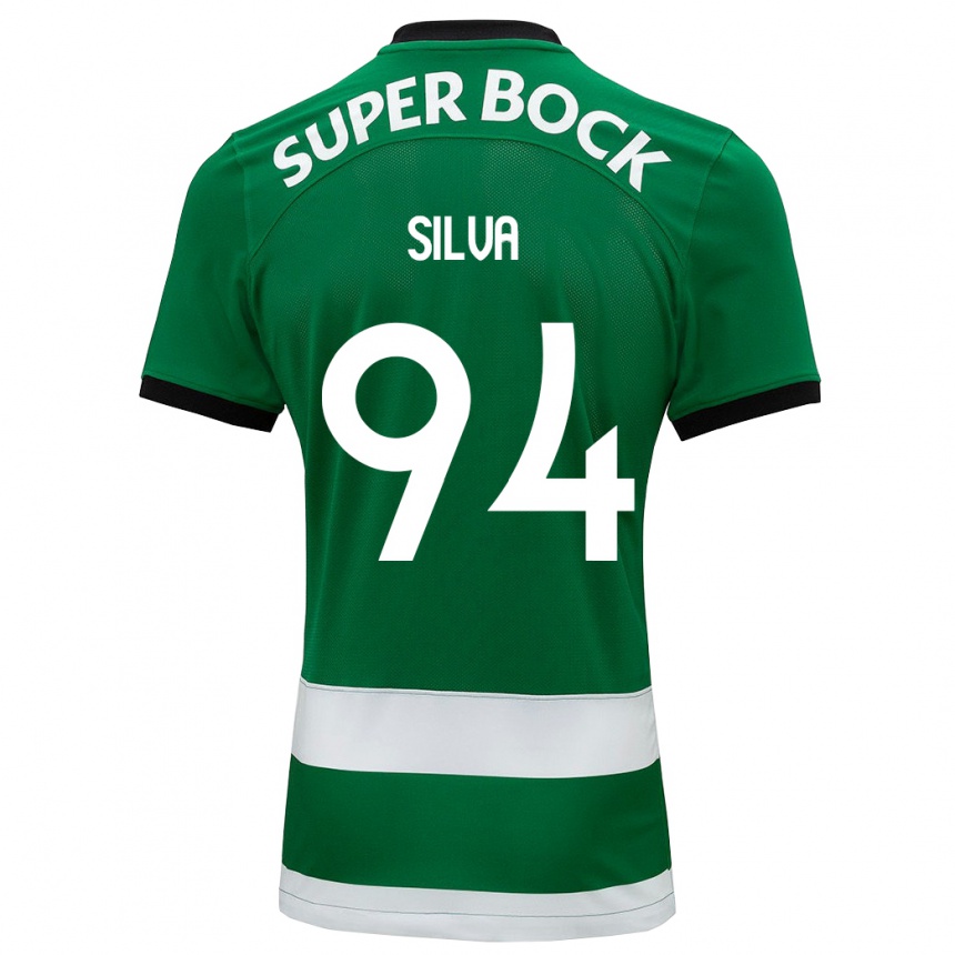 Niño Fútbol Camiseta Pedro Silva #94 Verde 1ª Equipación 2023/24