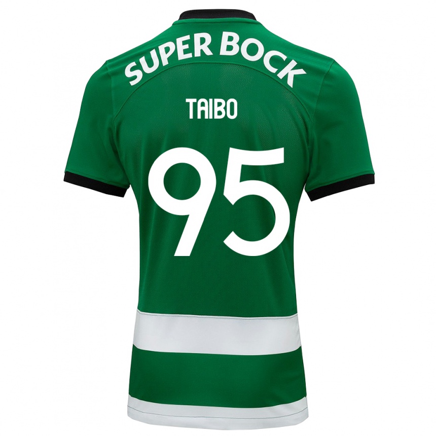 Niño Fútbol Camiseta Lucas Taibo #95 Verde 1ª Equipación 2023/24