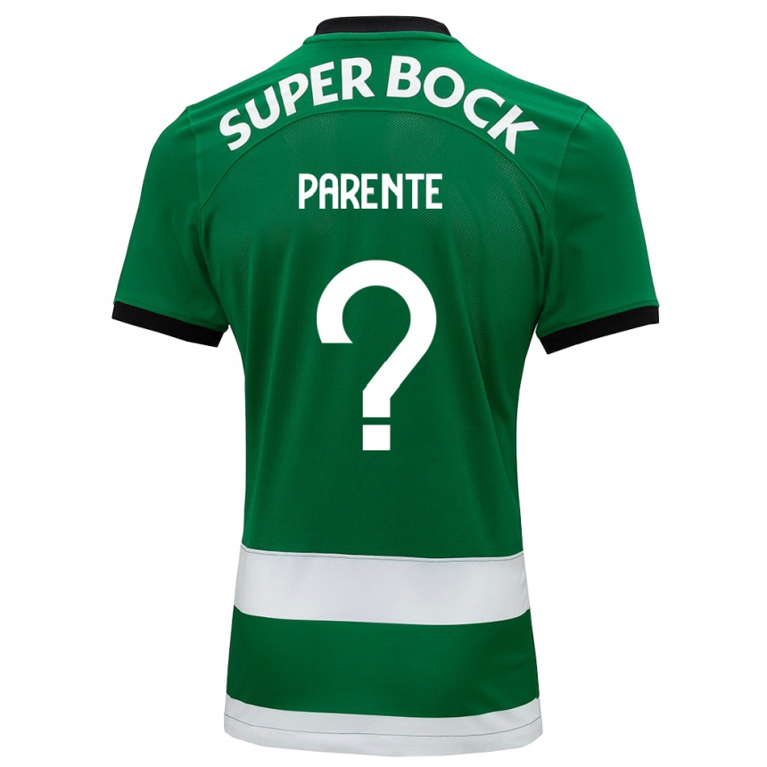 Niño Fútbol Camiseta Tiago Parente #0 Verde 1ª Equipación 2023/24