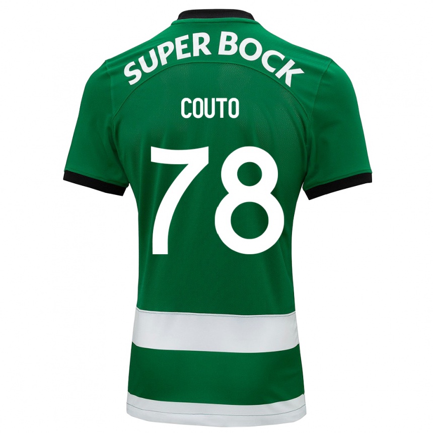 Niño Fútbol Camiseta Mauro Couto #78 Verde 1ª Equipación 2023/24